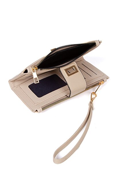 Newish Women's Lilac Soft Texture Phone Holder Card Holder and Wallet