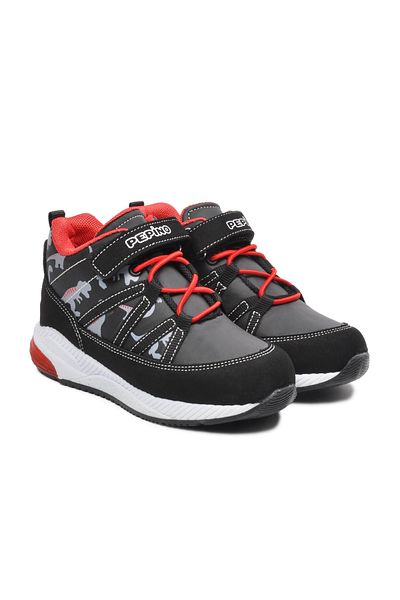 pepino Walkway Black-Red Kids Boots