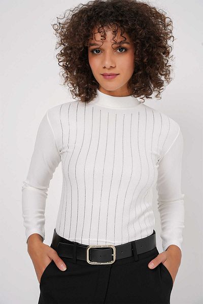 GABRİA Gabria Stoned Long Sleeve Blouse