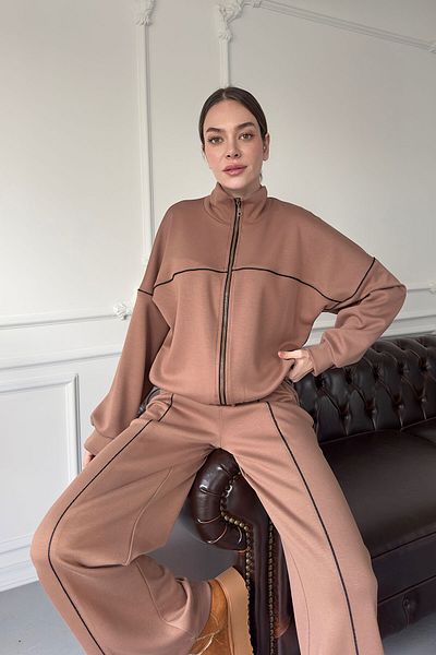 MAGARDE Brown Piping Design Set