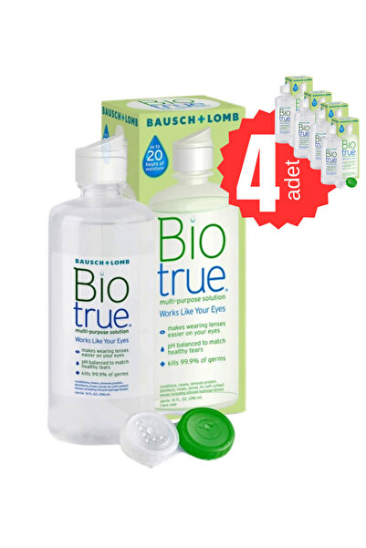 Biotrue Bioture 300 ml Lens Solüsyonu 4 Kutu Stk:27-04