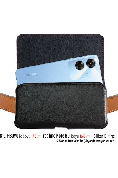 EXENAR Realme Note 60 Belt Case Cover Waist Belt Case