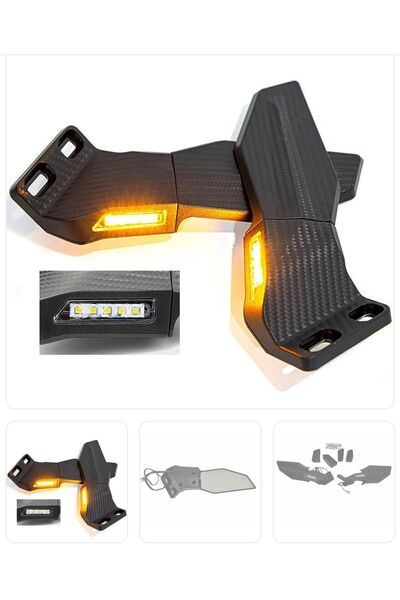 SERDAR UYSAL MODİFİYE CENTER Honda Pcx 21,24 Uyumlu Amerikan Parklı Ayna Takım