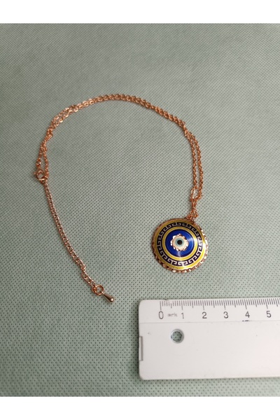 duruaccessories Bakır Kolye, Saf Bakır Usta İşi El Yapımı Şık Tasarım, ( Nazar Boncuğu )