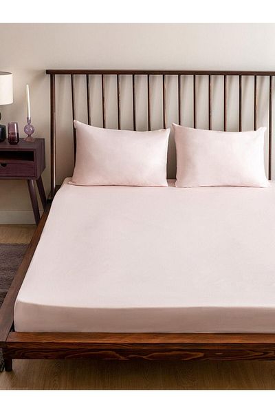 LC Waikiki LCW HOME Διπλό Εφαρμοσμένο Σεντόνι 160x200x30 cm (S2)