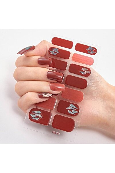 gaman EY-0-59 Yeni Nesil 14'lü Tırnak Stickerı - Takma Tırnak Sticker Yeni De...