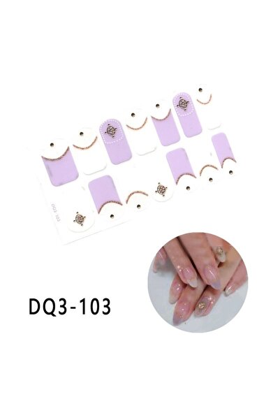 gaman EY-100-116 Yeni Nesil 14lü Tırnak Stickerı Takma Tırnak Sticker Yeni De...