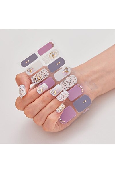 gaman EY-51-100 Yeni Nesil 14'lü Tırnak Stickerı Takma Tırnak Sticker Yeni De...