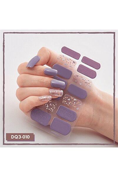 gaman EY-0-59 Yeni Nesil 14'lü Tırnak Stickerı - Takma Tırnak Sticker Yeni De...