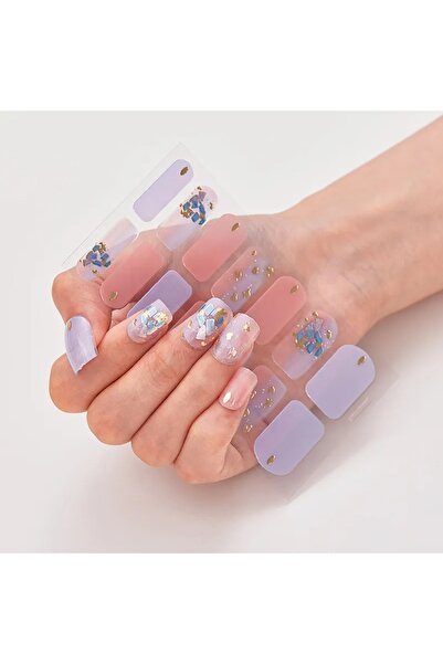 gaman EY-100-116 Yeni Nesil 14lü Tırnak Stickerı Takma Tırnak Sticker Yeni De...