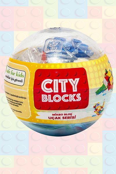 POPKONSOL Micro Block Airplane Toy Set