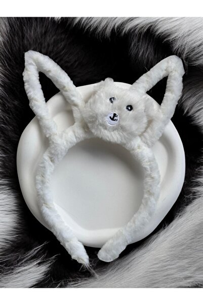 MUTENA Agrafă pentru păr cu urechi de pluș, moale, pentru fetiță, cu ursuleț ...