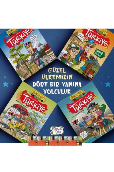 Eğlenceli Bilgi Yayınları 4.5.6. Sınıf- Metin Özdamarlar-Güzel Ülkem Türkiye ...