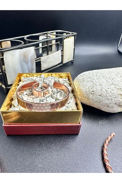 KAVELE Pure Copper Special Zeolite Sand Bracelet