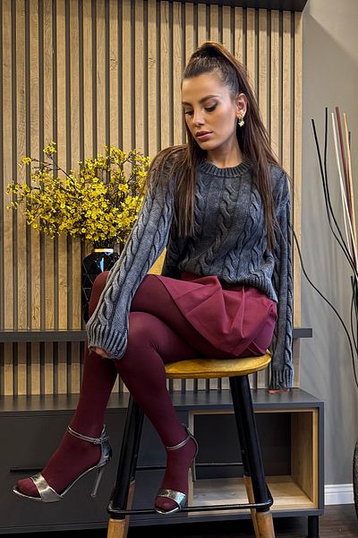 MODA Colecția Gi&Di GD013 Pulover cu aspect antic