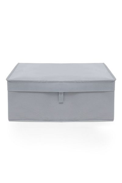 Venita Home 1 Box with Lid - Multi-Purpose Storage Organizer for Clothes and Laundry, 50x40x19