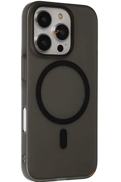 Hatreds iPhone 16 Pro Max Uyumlu Kılıf Sert Pc Slim Ultra İnce Sararmaz Magsa...