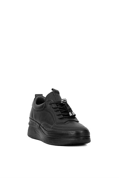 Ayakkabı Fuarı Elit ASZG120 - Pantofi casual de damă din piele naturală neagră