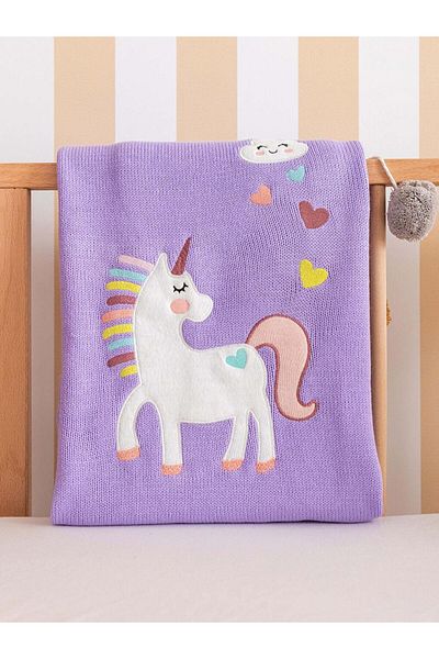 LC Waikiki Lcw Home Embroidered Baby Blanket 80X100 cm