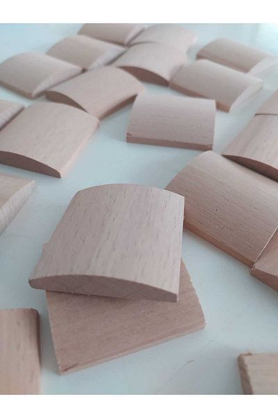 değerli hobi Wood Beech 4X4 Design Parts 50 Pcs