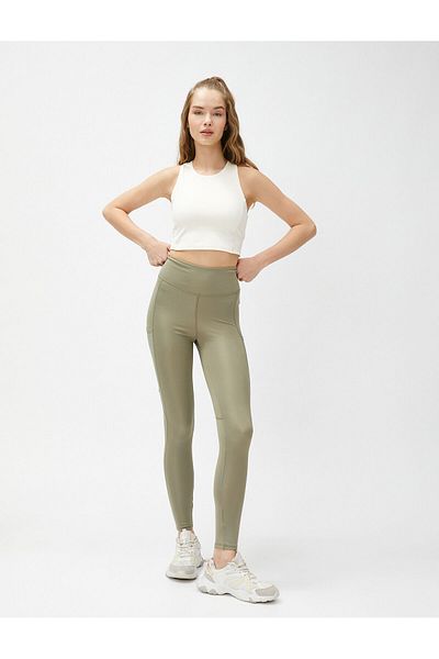 Koton Sport-Leggings mit detaillierten Taillentaschen