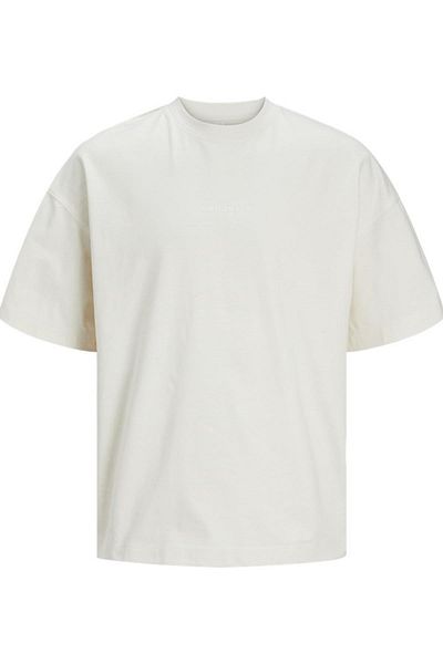 Jack & Jones Tricou Jack&jones Santorini cu gât rotund ecru pentru bărbați