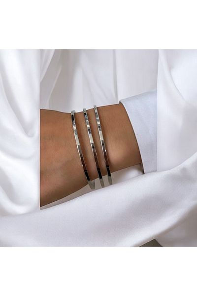 Butik 3-Piece Steel Ajda Bracelet Set