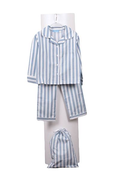 markamodi Boy's Apaş Collar Front Buttoned Pajama Set