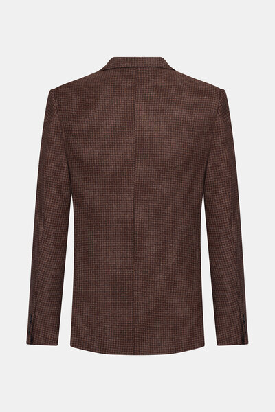 W Collection Brown Buttoned Wool Jacket