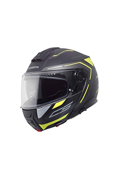 Schuberth Schubert C5 Omega Yellow Çene Açılır Motosiklet Kaskı