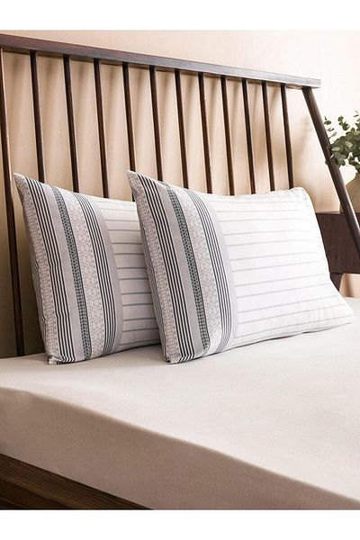 LC Waikiki Lcw Home Patterned Cotton Pillow Case 2 Pack 50X70 cm (S3)