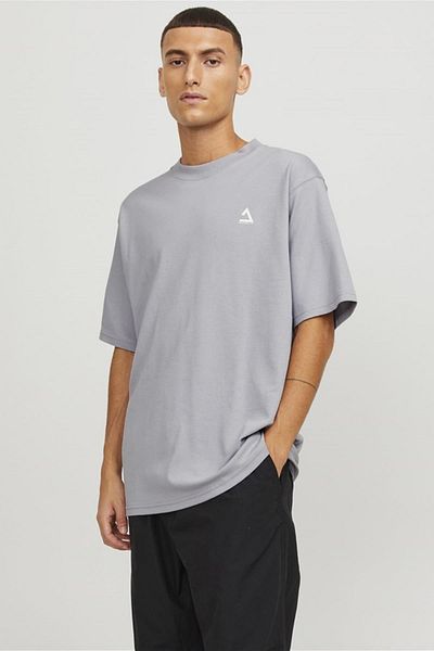 Jack & Jones JACK&JONES JCOTRIANGLE TEE SS CREW ΚΑΛΥΜΜΑ SN 12253435 ΠΕΤΡΑ