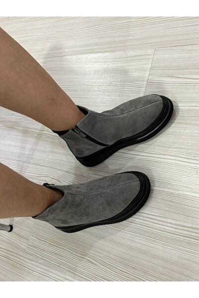 Alaettin shoes Gri süet bot