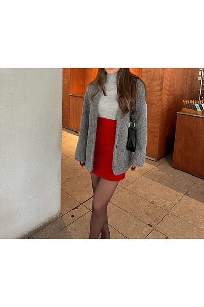 Lavanta Tekstil Gray Stamp Blazer Jacket