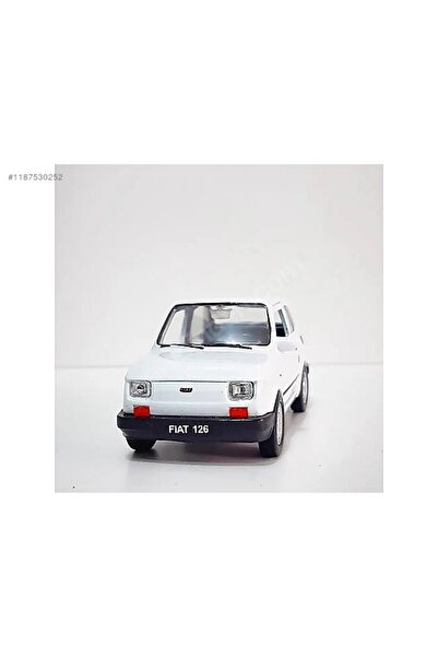 CarStore FİAT BİS 126 BEYAZ RENK MODEL METAL MAKET ARABA