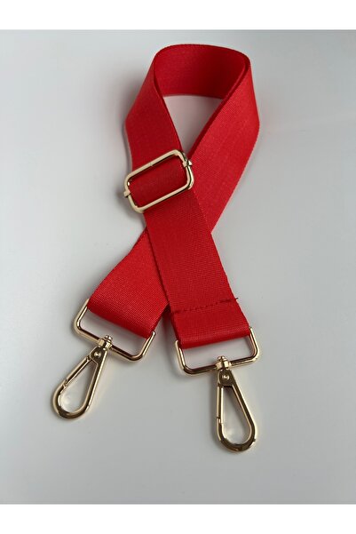 Wagna Canlı Kırmızı Ve Gold Detaylı Suya Dayanıklı Polyester Çanta Askısı