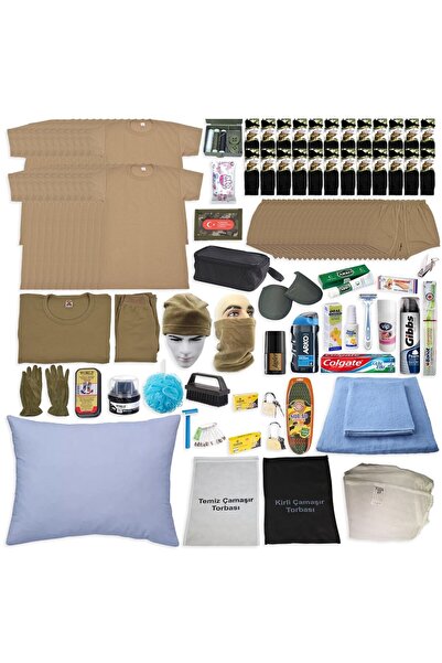 Ö ÖZMERT ASKERİ MALZEME Acemi Asker Seti KIŞLIK JANDARMA Set 24LÜ VİP
