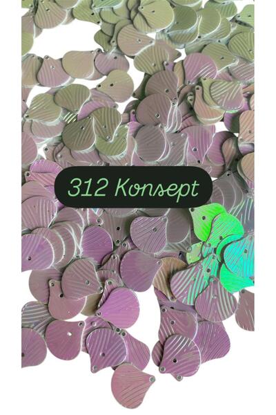 312 KONSEPT Kutulu Janjanlı İstiridye 20 Gram Çanak,Baget,Pleksi,Yazma,Oya,Ep...