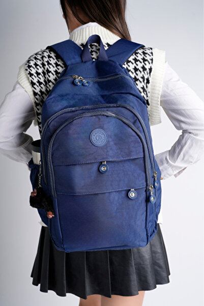 Rosso Collina Синій унісекс-рюкзак Krinkıl, водонепроникний, великий розмір - для середньої та старшої школи