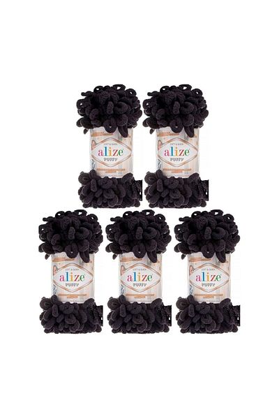 Alize Puffy 1060 Μαύρο - Πακέτο 5