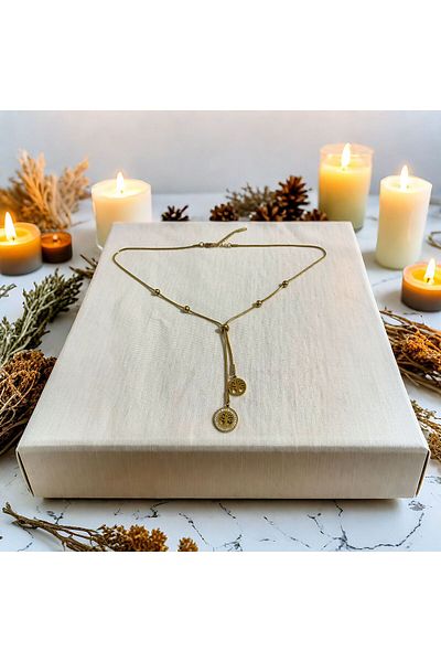 MR Zircon Stone Stainless Steel Tree of Life Figure Pendant