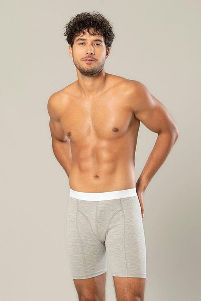 Erdem Ανδρικό Cotton Elastane Long Boxer 1416 - 6 Τεμάχια