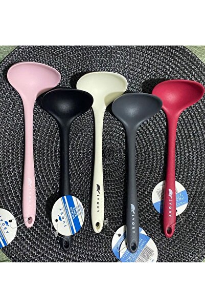 IVORY كاتارهوم مغرفة صلصة السيليكون العاجية