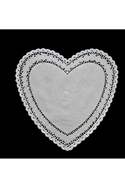 shop Kalp Dantel Kağıt-Pasta Danteli-Servis Altlığı 28cm (20Adet)