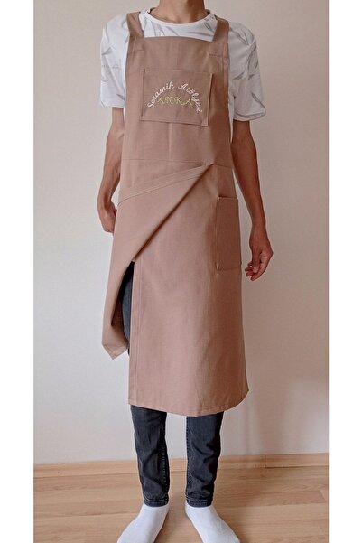 moms and babies İş Atölye Seramik Barista Kuaför Garson Bahçıvan Önlüğü Özel Tasarım Isim Yazılı