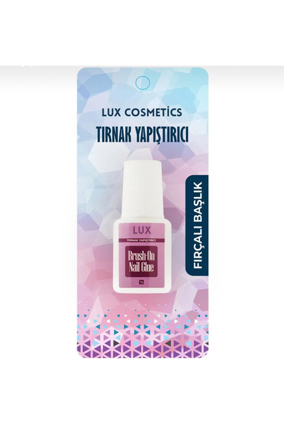 Lux Cosmetics Fırçalı Protez Tırnak Tips Yapıştırıcı Glue 7 GR