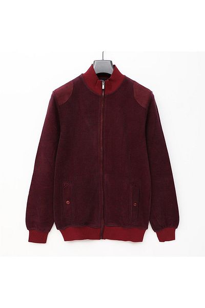 Dio Rise Men's Unrivaled Long Sleeve Slim Coat - Mts-8013 - Burgundy