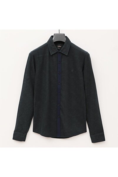 Dio Rise ERKEK Uzun Kol İnce Gömlek - DJG-1004 - Lacivert