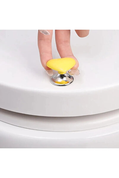 ARVALE Çekmece Kulbu Takma Tırnaklı Çekmece Klozet Kulpu , Kalp Klozet Kapağı Kulpu / Sifon Kulpu