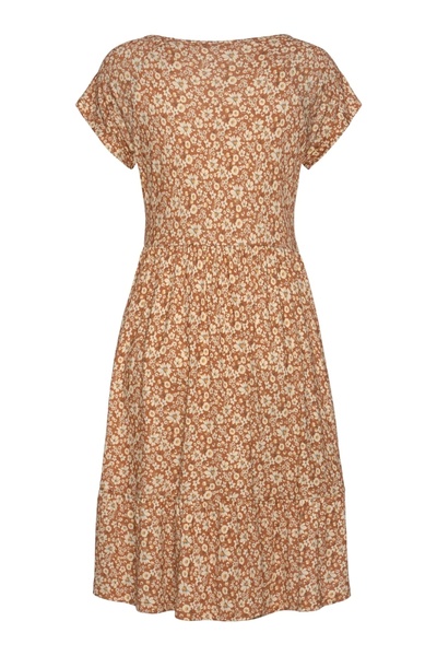 Buffalo Rochie din jerseu cu imprimeu floral si decolteu in V, rochie de vara, rochie de plaja
